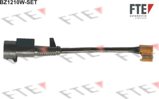 Slitekontakt bremsekloss FTE 9410175 Slitekontakt bremsekloss FTE 9410175
