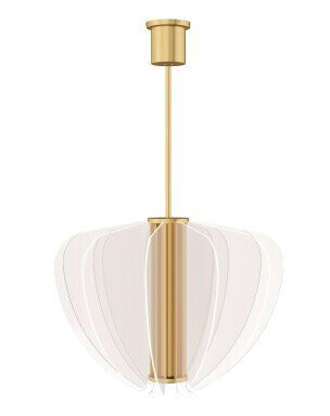 Nyra 28" Chandelier Brass