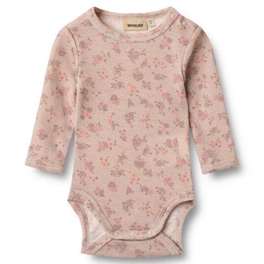 Wheat Wool Body L/S Lucca – lilac flowers 92