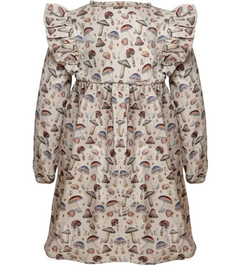 Hanevild Mushroom Dress - Beige - 86/92 Hanevild Mushroom Dress - Beige - 86/92