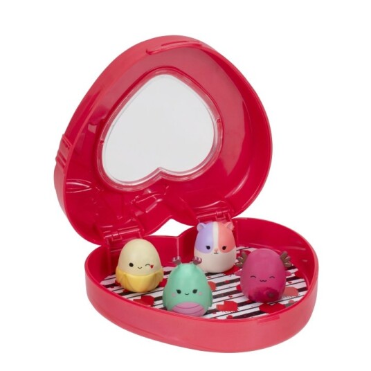 Squishmallows Squish-a-Longs Valentine 4-Pakning - Style 2