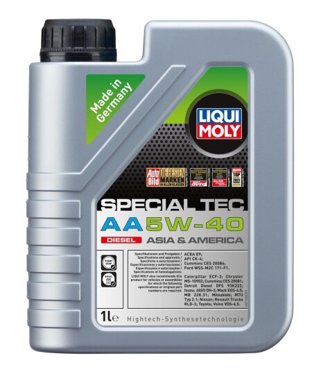 Motorolje LIQUI MOLY Special Tec AA 5W-40 Diesel 1L