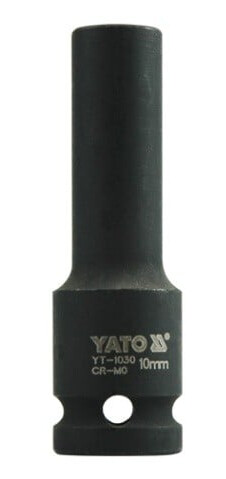 Yato 1/2" Krom-Molybden Kraftpipe 10mm, Metrisk, Sort