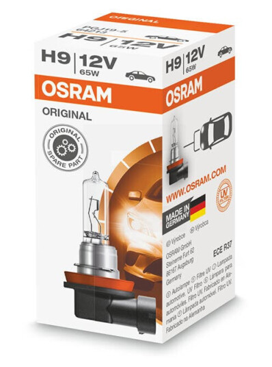 Osram original H9 halogenpære Osram original H9 halogenpære