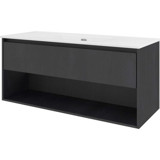 Sanibell Proline møbelpakke 121x46 cm sort eik Sanibell Proline møbelpakke 121x46 cm sort eik
