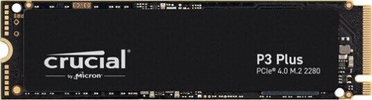 Crucial P3 Plus 1TB M.2 PCIe 4.0 NVMe SSD med 5000 MB/s lesehastighet