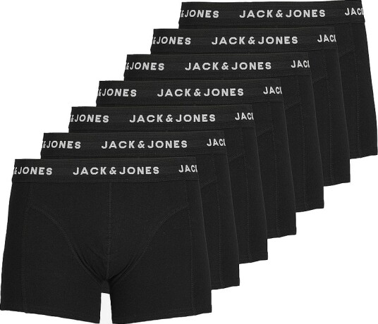 Jack & Jones Plus Boksershorts jacHuey Trunks 7 pakning Svart