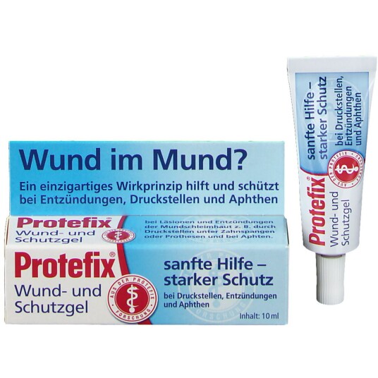 Protefix Sår og beskyttelsesgel Proteseskinne mm. 10 ml