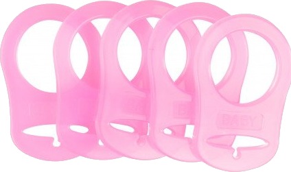 Infinity Hearts Infinity Hearts Smokkekjede Adapter Rosa 5X3Cm 5 Stk