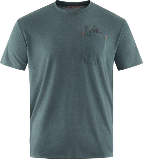 Grundéns Species Pocket Tee Deep Forest Heather Men XXL XXL