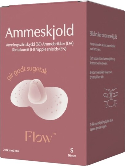 Flow Silicone Nursing Shields Small 2pcs