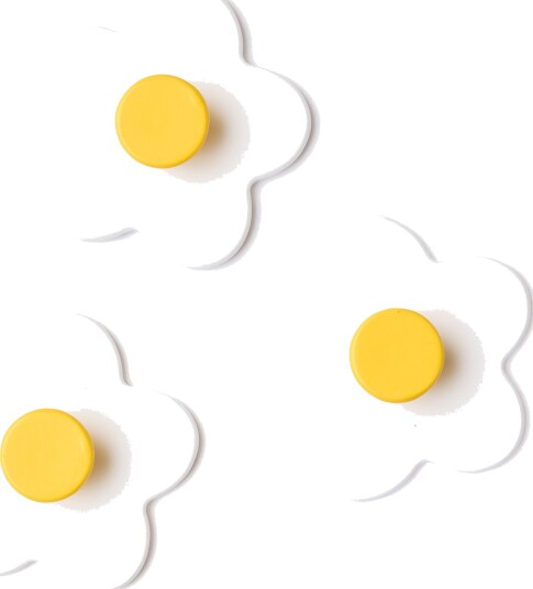 Kid's Concept Knagg Blomst White 3 Stk White One Size Kid's Concept Knagg Blomst White 3 Stk White One Size