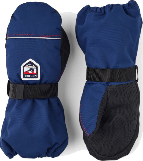 Hestra Kid´s Wool Terry Mittens Medium Blue 2