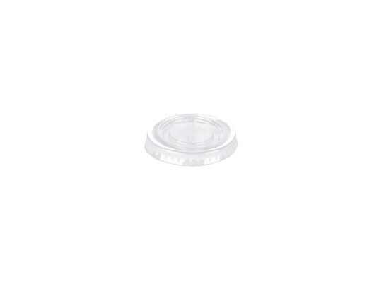 Plastlåg Ø44 Mm Pet Klar Til Dressingbæger 30 Ml,100 Stk/Ps   100 Stk.
