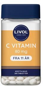 Livol C vitamin 80 mg   280 tab.