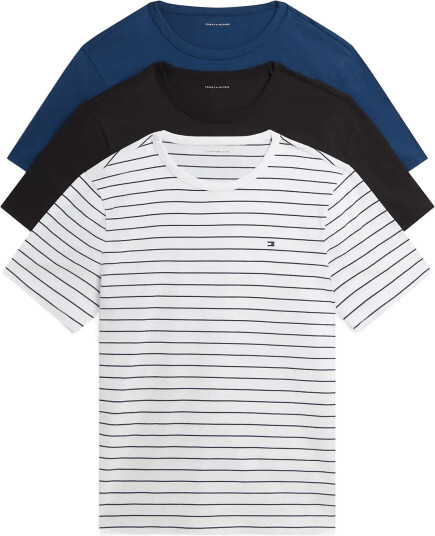 Tommy Hilfiger 3P Ss Tee Yarn Dye Stripe White S