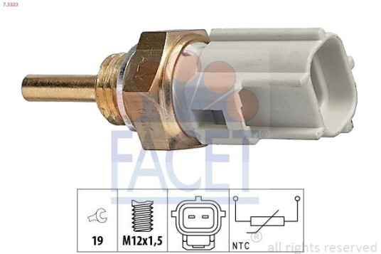 Sensor, motortemperatur FACET 7.3323