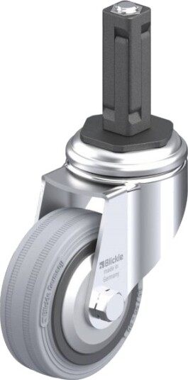 Blickle 848128 Lkra-Vpa 80K-11-Fa-Ev12 Dreiehjul, Hjuldiameter 80 Mm, Bæreevne Maks. 80 Kg, 1 Stk