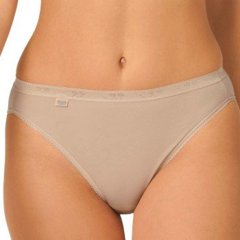 Sloggi Truser 2P Basic Plus Tai Briefs Beige bomull 44 Dame Sloggi Truser 2P Basic Plus Tai Briefs Beige bomull 44 Dame