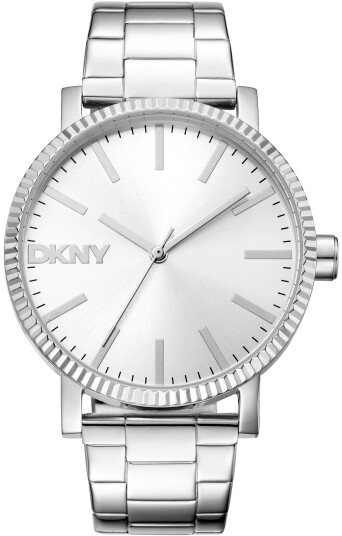 DKNY Dameklokke DK1L034M0035 Soho Maxi Sølvfarget/Stål Ø40 mm