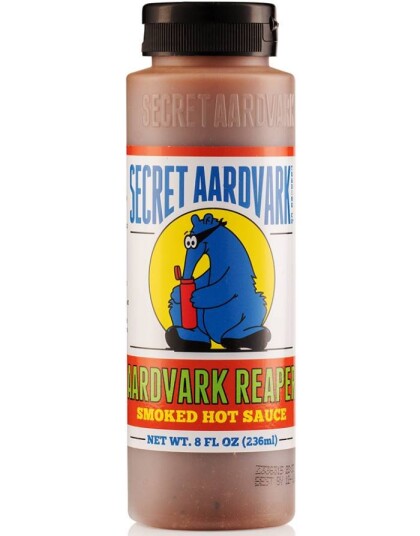 Secret Aardvark Reaper Smoked Hot Sauce Carolina Reaper Chilisaus med Røkt Smak 236 ml USA Secret Aardvark Reaper Smoked Hot Sauce Carolina Reaper Chilisaus med Røkt Smak 236 ml USA