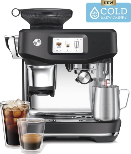 Sage Barista kaffemaskin SES882BTR sort trøffel Sage Barista kaffemaskin SES882BTR sort trøffel