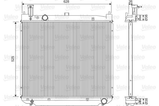 Radiator VALEO 701591 Radiator VALEO 701591
