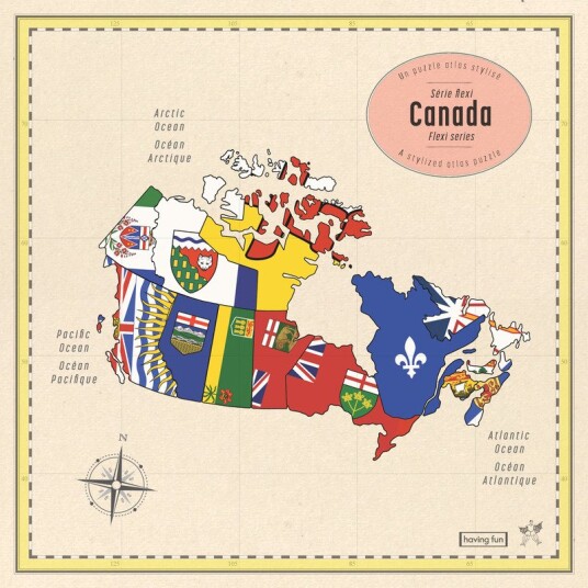 Map Of Canada Puzzle Series Box Set Vinyl