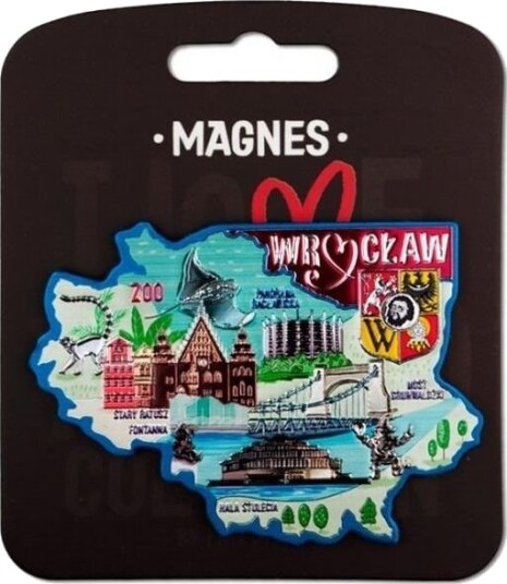 Magnet I Love Poland Wroclaw Ilp Mag A Wr 27 Magnet I Love Poland Wroclaw Ilp Mag A Wr 27