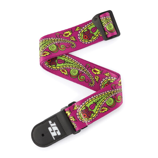 Waves Planet Waves 50js14 Gitarreim Satriani 50 Mm Woven-Paisley Fiolett