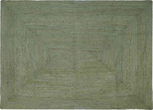 Områdetepper Rektangulær Olivengrønn 240 x 340 cm Jute