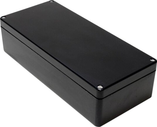 Hammond Electronics 1590ZGRP163BK 360 × 160 × 90 mm Polyester Svart Kabinett