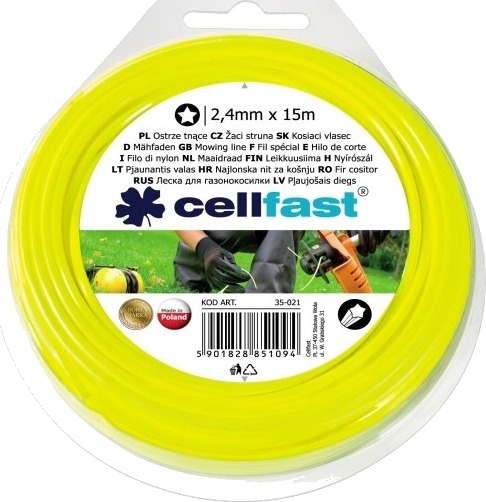 Cellfast Standard Skjæreblad Til Gressklipper Gult Hengende Plastpose 1 Stykker Cellfast Standard Skjæreblad Til Gressklipper Gult Hengende Plastpose 1 Stykker