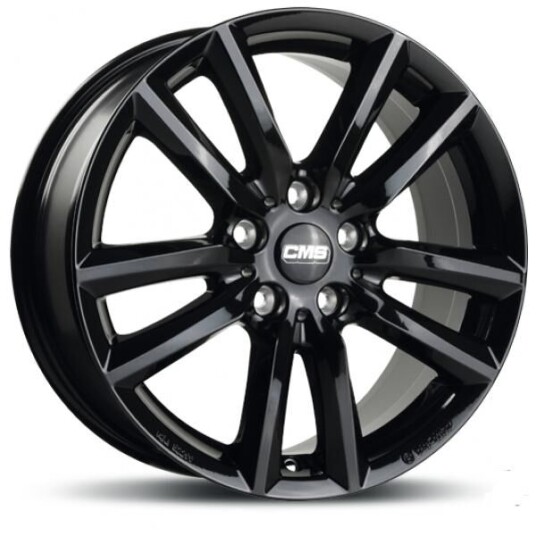Cms C27 Complete Black Gloss 6x16 5x100 ET50 B54.1 Cms C27 Complete Black Gloss 6x16 5x100 ET50 B54.1