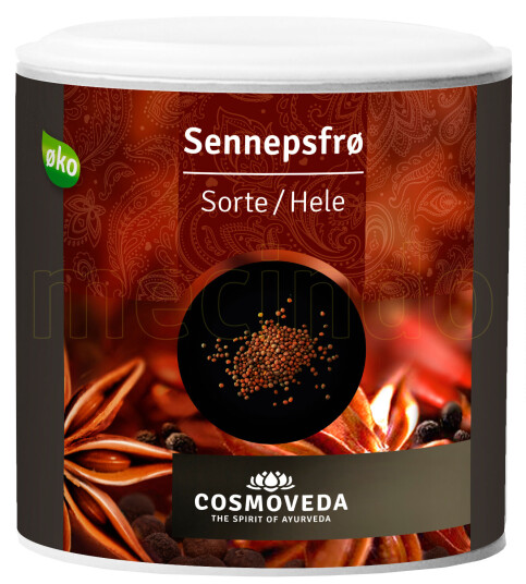 Cosmoveda Sorte Sennepsfrø Hele Ø 130g Cosmoveda Sorte Sennepsfrø Hele Ø 130g
