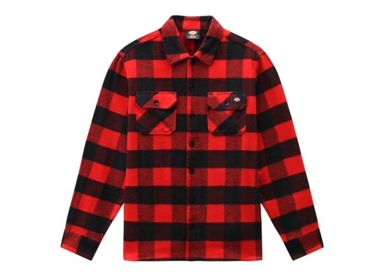 Dickies New Sacramento Shirt Red S Dickies New Sacramento Shirt Red S