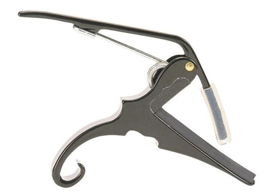 Kyser Kgeb Electric 6 String Capo Svart