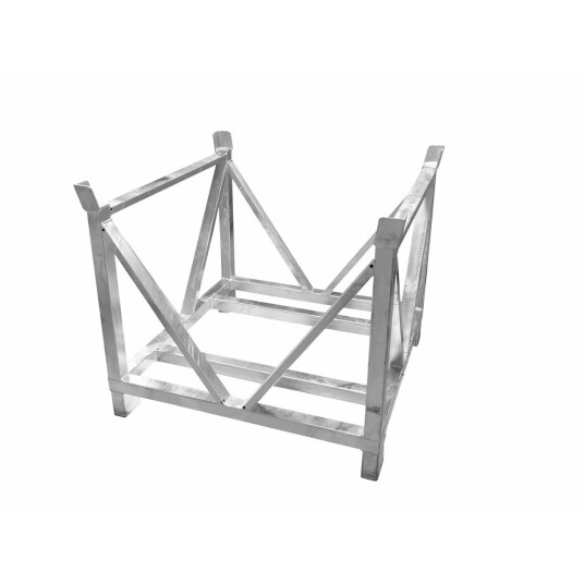 Alutruss Dolly For Steel Base Plates Square 80x80