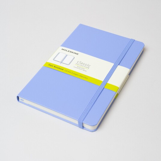 Moleskine Classic, A5 (Hardcover), Hydrangea Blue / Plain Moleskine Classic, A5 (Hardcover), Hydrangea Blue / Plain