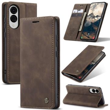 Caseme Samsung Galaxy S25 Edge 013 Series Lommebok deksel   Kaffe