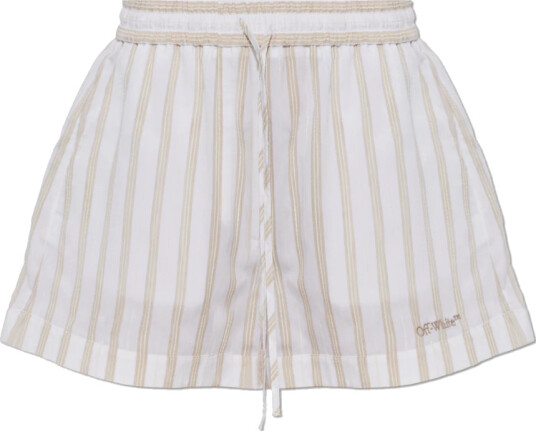 Off White Dame Shorts Beige L, Off White Dame Shorts Beige L,