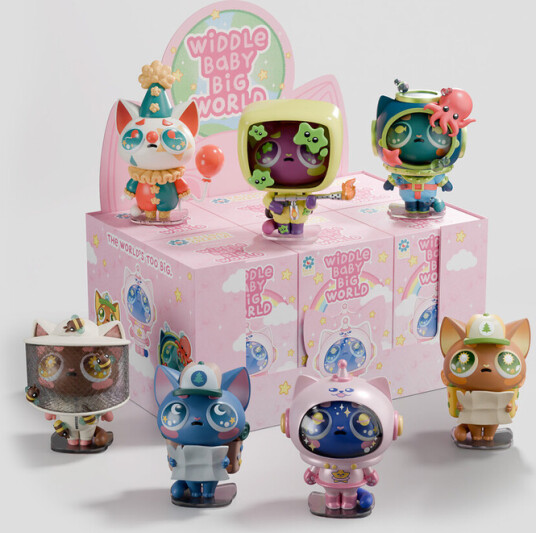 Kaleidos Widdle Baby Big World: Blind Box Series 1 with 6Piece PDQ