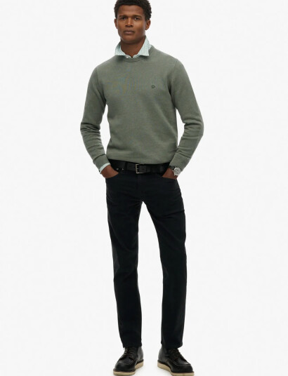 Superdry Merchant Sateen 5 Pocket Pant Black 31 x 32 Superdry Merchant Sateen 5 Pocket Pant Black 31 x 32