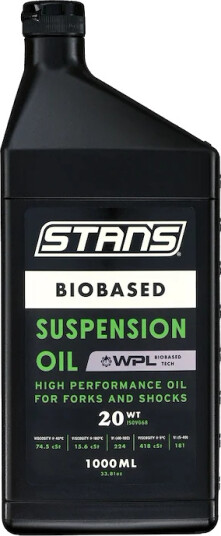 Stan's biobased suspension olje 20WT 1 liter
