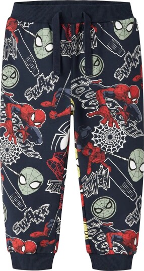 Name It Nmmjacco Spider Nreg Swe Pants Unb Mar Navy 110
