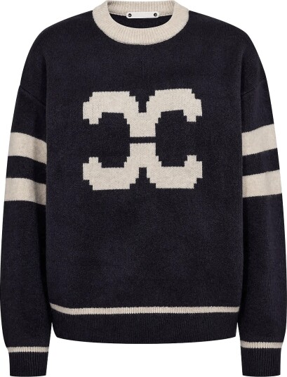Co" Couture Rowcc Coco Logo Knit NAVY M