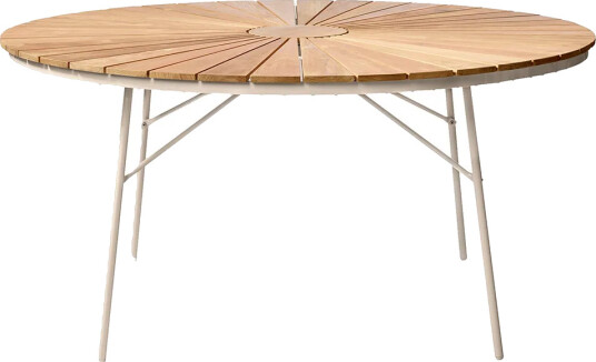 Cinas Ellen spisebord 150 cm Sandgrå / teak Cinas Ellen spisebord 150 cm Sandgrå / teak