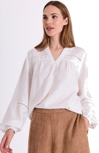 FREE/QUENT Fqantina Blouse White L
