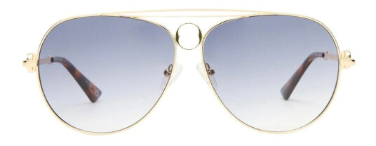 Le Specs Abracadabra Bright Gold Smoke Grad Lens