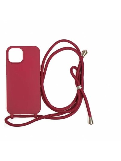 Mobile Origin Lanyard Case - cherry - iPhone 15